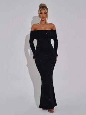 BABYBOO - Cyprus Maxi Dress - Womens Black XS